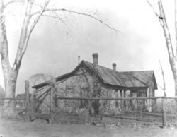 The Babcock home; Alonzo Babcock homesteaded here. Date unknown.