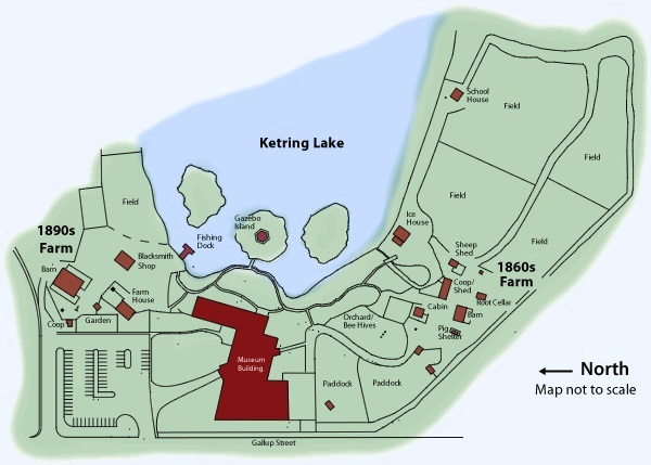 Littleton Museum grounds map