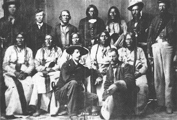 Arapaho and Cheyenne at 1864 Camp Weld peace conference