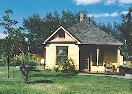 Fred Bemis House, now located at the Littleton Museum.