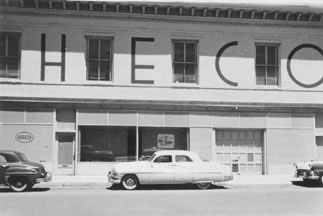 Heckethorn Mfg. & Supply Co. (Heco) building at 2585 W. Main Street, July 2, 1955.