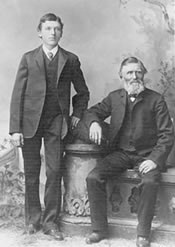 Abraham Howarth Sr., and Abe Jr. c.1880.