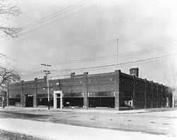 I.W. Hunt Ford Agency at 2309-39 W. Main Street, c.1920s. Building was constructed in 1919.