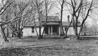 Mrs. David (Eliza) Linhart's ranch on Colorado Springs Road, c.1905.