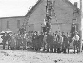 Littleton Volunteer Fire Department Crew, 1908