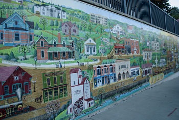 Mural at Light Rail Station 2015