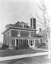 The Nutting residence at 1899 W. Littleton Blvd., built in 1907-08 for Mr. and Mrs. Harry Nutting, and occupied by Mrs. Nutting until her death in 1961.