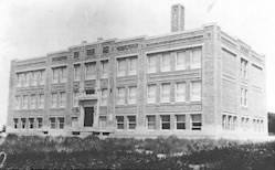 Old Littleton High School, later Grant Jr. High. Date unknown