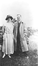 Ruth and Emmett Stephenson before he left for the service, c.1918.